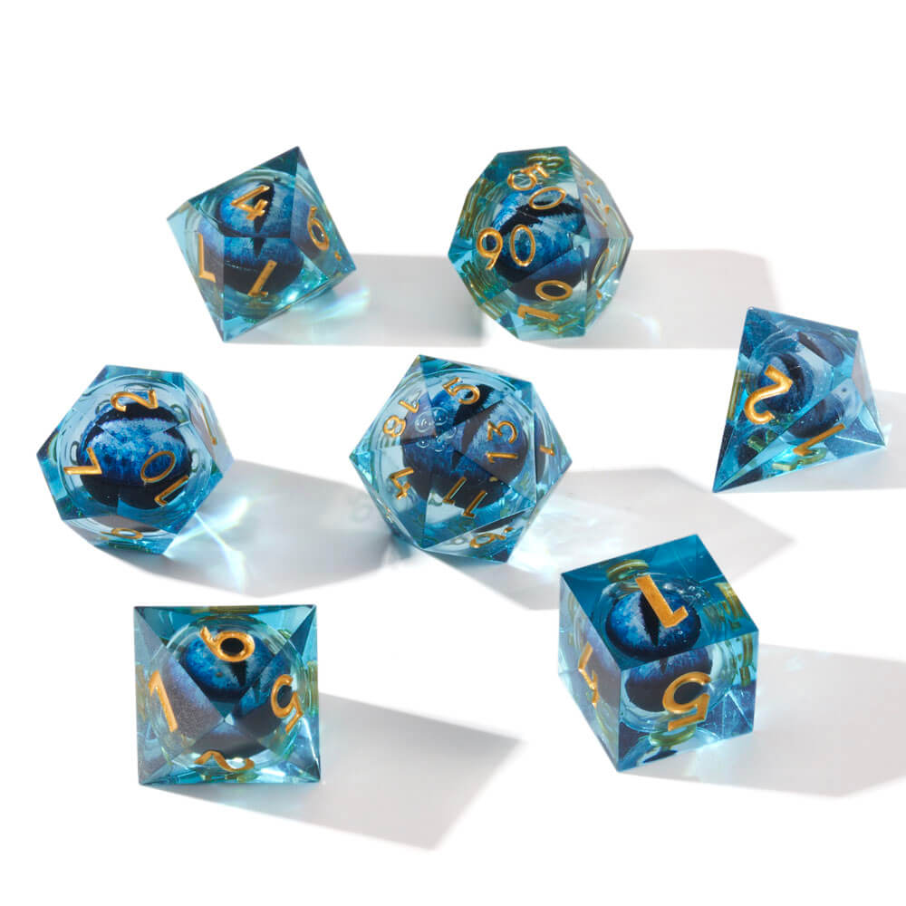 best dnd dice Dragon Dice Set DND Resin Dice Set 7pcs Polyhedral Dice Set