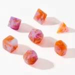 Red Acrylic DnD Dice Sets