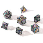 Metal Custom Dice Set 7pcs Polyhedral DnD Dice Set