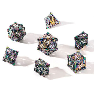 Metal Dice Set 7pcs Polyhedral DnD Dice Set