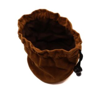 Brown Dice Storage Bag