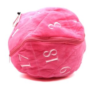 Pink board game storage bag