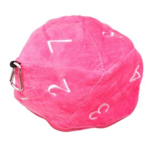 Pink board game storage bag