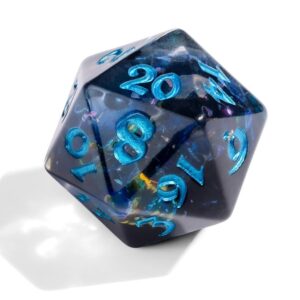 blue liquid core dice