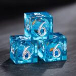 blue liquid core dice