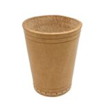 brown dice shaker cup