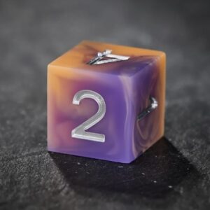 brown resin dice