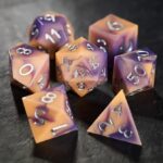 brown resin dice