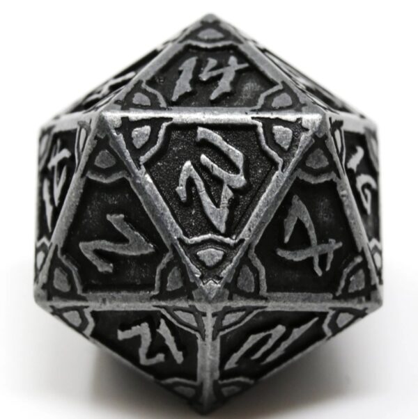 dark hollow metal dice