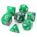 green acrylic dice funny dice games