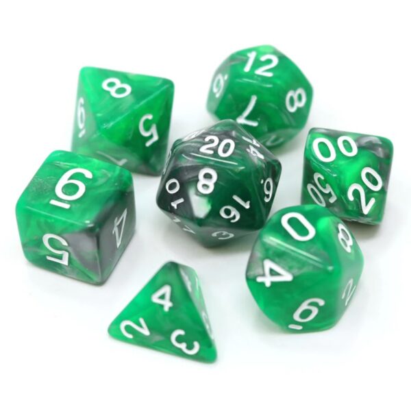 green acrylic dice funny dice games