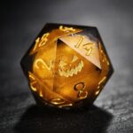 orange liquid core dice