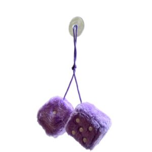 purple cube dice doll