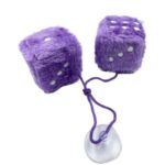 purple cube dice doll