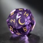 purple liquid core dice