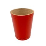 red dice shaker cup