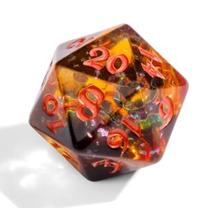 red liquid core dice