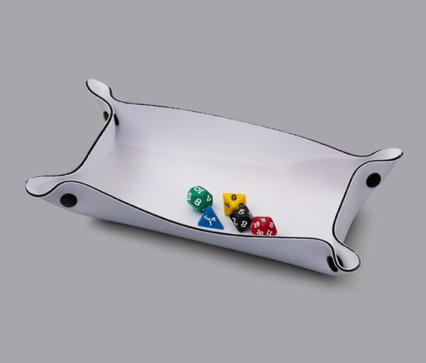 white dice tray