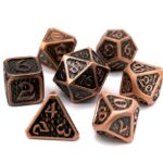 yellow hollow metal dice