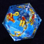 Blue Fish DnD Resin Dice Set