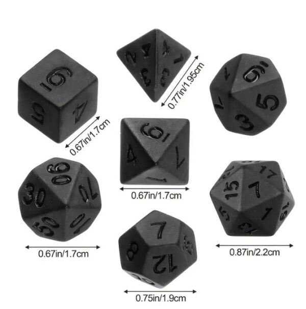 black dice set