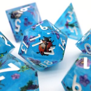 blue liquid core dice