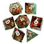 lake green liquid core dice