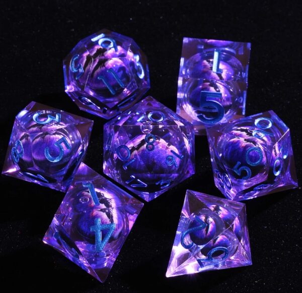 liquid core dnd dice set