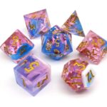 pink buds custom d&d dice