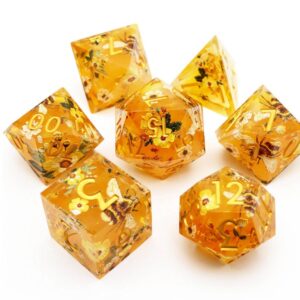 yellow sharp edge dnd dice