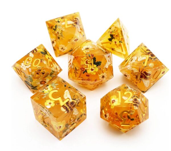 yellow sharp edge dnd dice