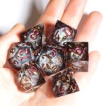 Black Liquid Core Dice