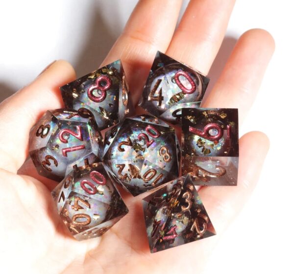 Black Liquid Core Dice