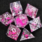 Candy Pink Liquid Core Dice