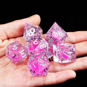 Candy Pink Liquid Core Dice