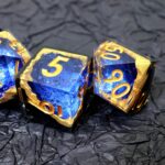 Gold Resin Dice Set