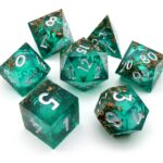 Green Liquid Core Dice