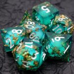 Green Liquid Core Dice