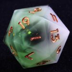 Green Sharp Edge Dice