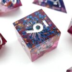 Pink Liquid Core Dice Set