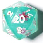 Green Sharp Edge Dice Set