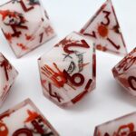 Red Blood Sharp Edge Dice